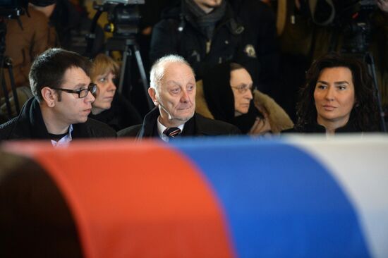 Farewell ceremony for Tu-154 crash victims