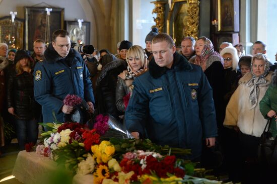 Farewell ceremony for Tu-154 crash victims