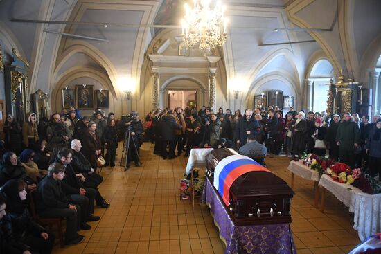 Farewell ceremony for Tu-154 crash victims