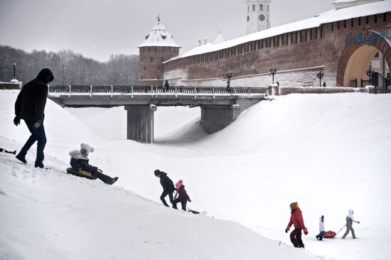 Winter in Veliky Novgorod