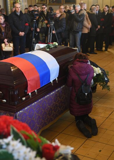 Farewell ceremony for Tu-154 crash victims