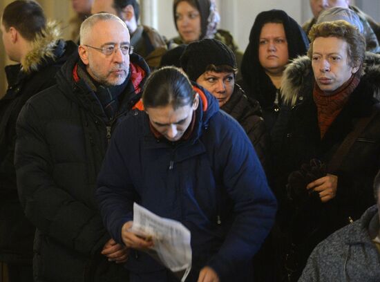 Farewell ceremony for Tu-154 crash victims