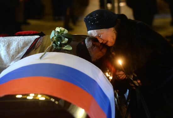 Farewell ceremony for Tu-154 crash victims