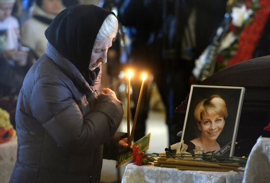 Farewell ceremony for Tu-154 crash victims
