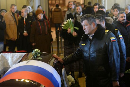 Farewell ceremony for Tu-154 crash victims