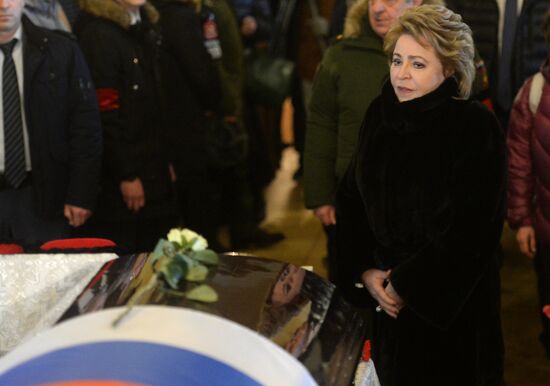 Farewell ceremony for Tu-154 crash victims