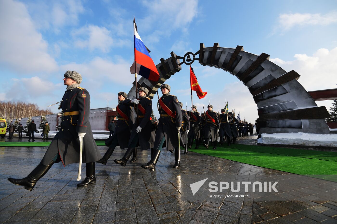 Farewell ceremony for Tu-154 crash victims