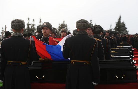 Farewell ceremony for Tu-154 crash victims