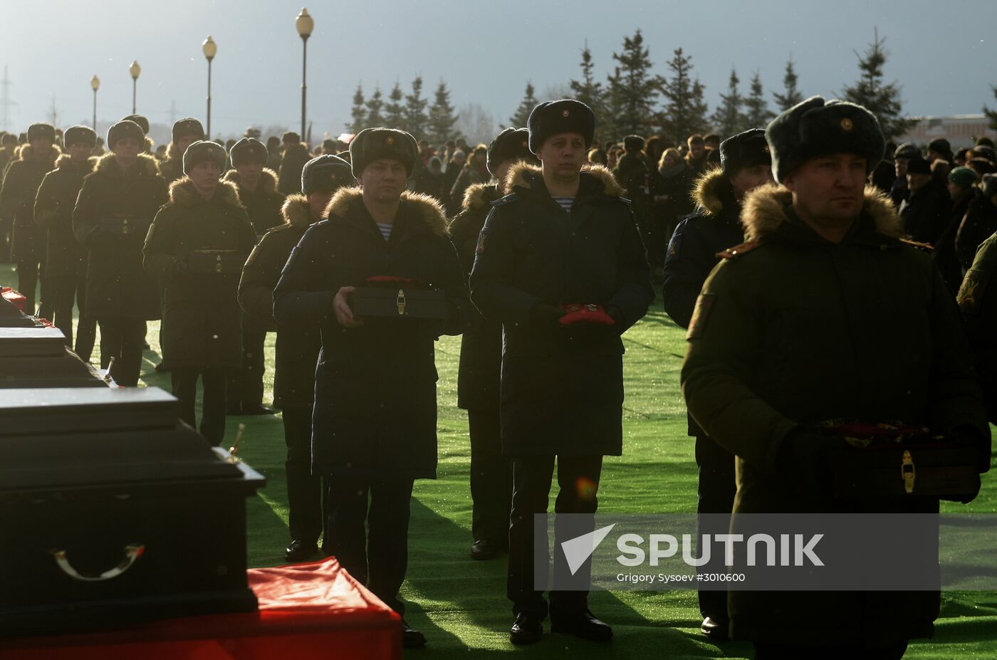 Farewell ceremony for Tu-154 crash victims