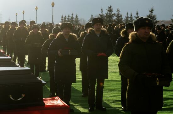 Farewell ceremony for Tu-154 crash victims