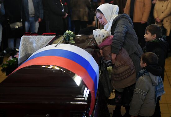 Farewell ceremony for Tu-154 crash victims