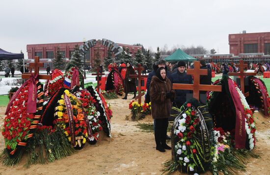 Farewell ceremony for Tu-154 crash victims
