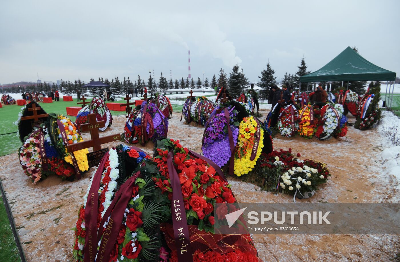 Farewell ceremony for Tu-154 crash victims