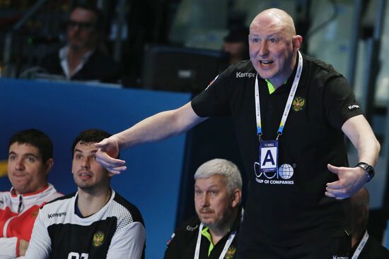 2017 IHF World Men's Handball Championship. Poland vs. Russia