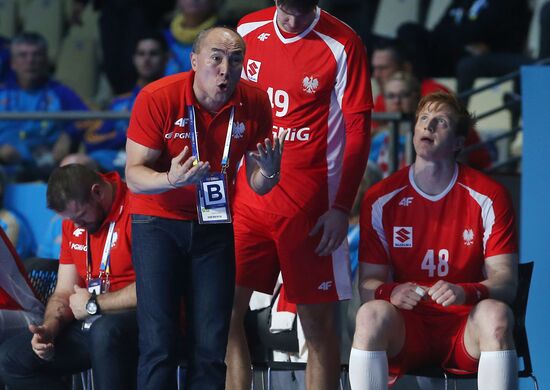 The 2017 IHF World Men's Handball Championship. Poland vs. Russia