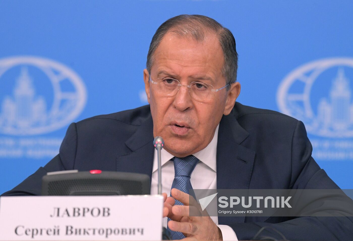 News conference with Russian Foreign Minister Sergei Lavrov
