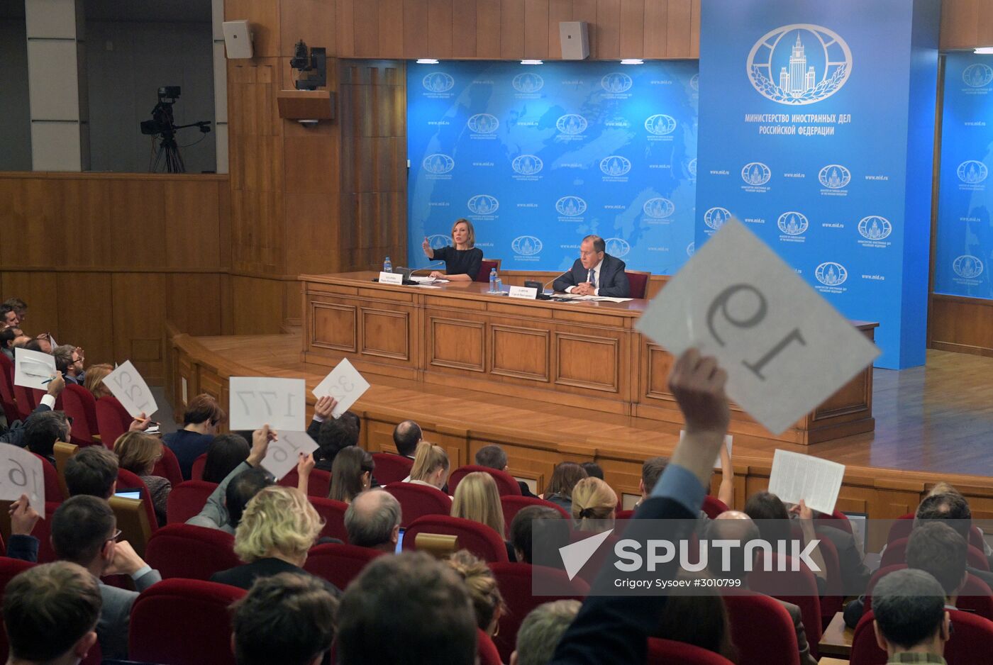 News conference with Russian Foreign Minister Sergei Lavrov