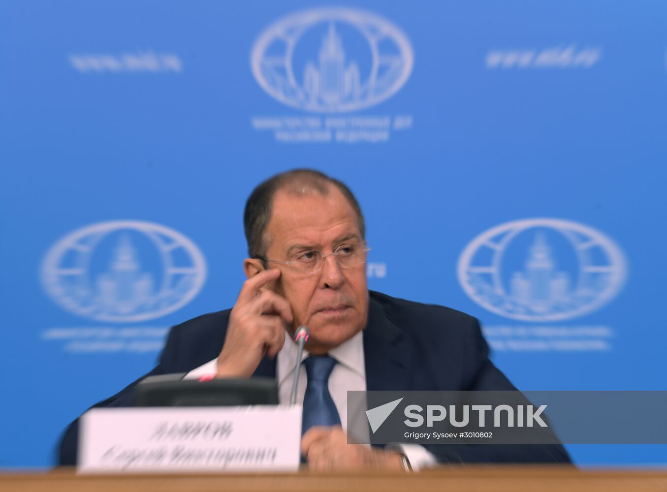 News conference with Russian Foreign Minister Sergei Lavrov