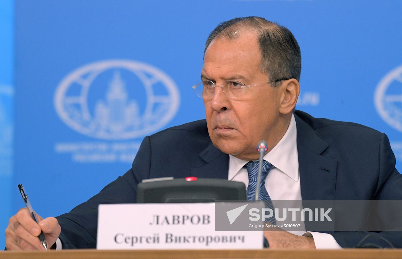 News conference with Russian Foreign Minister Sergei Lavrov