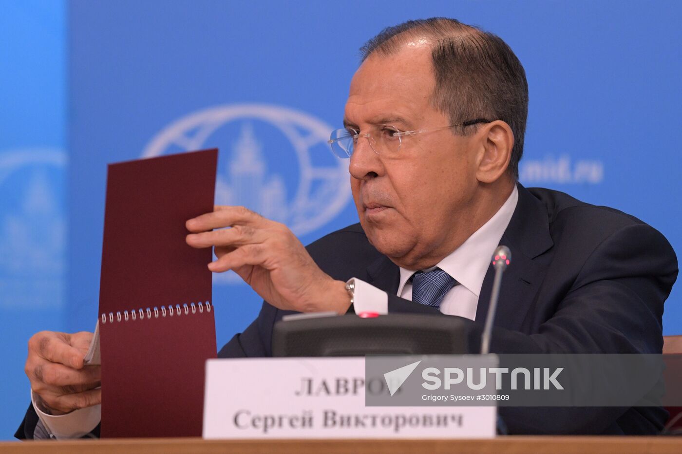News conference with Russian Foreign Minister Sergei Lavrov