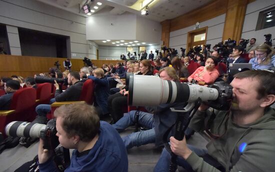 News conference with Russian Foreign Minister Sergei Lavrov