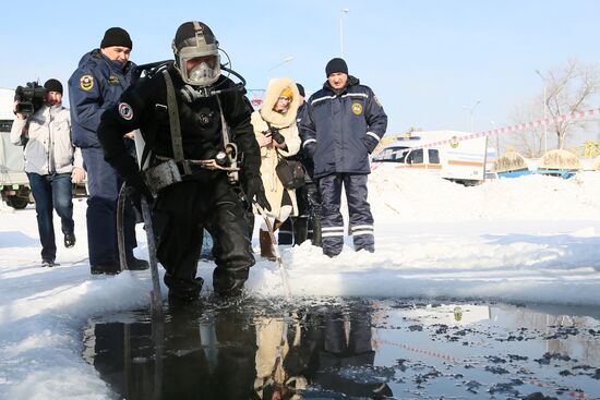 Fonts prepared for Epiphany bathing in Belgorod Region