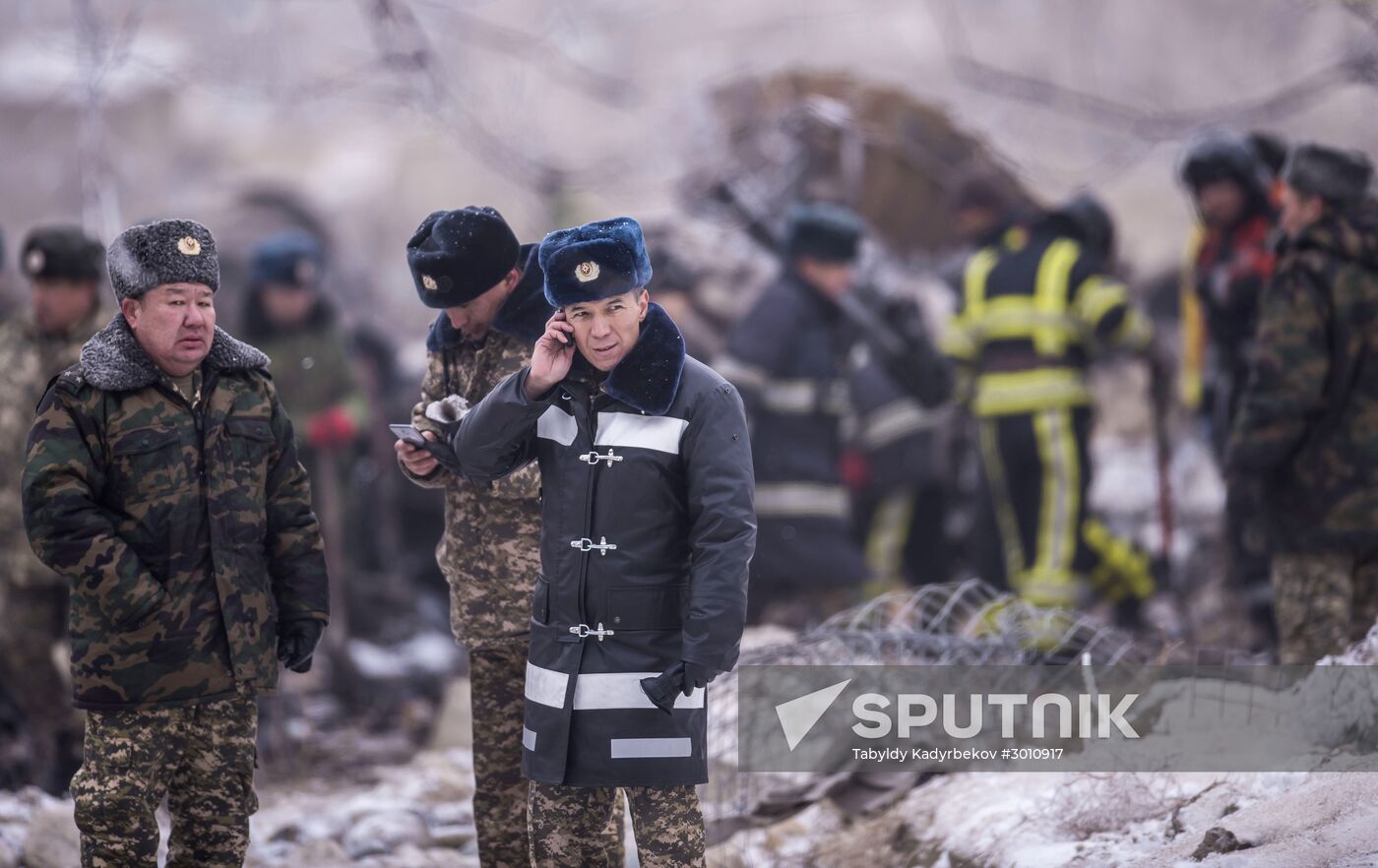 Cargo aircraft crash in Kyrgyzstan