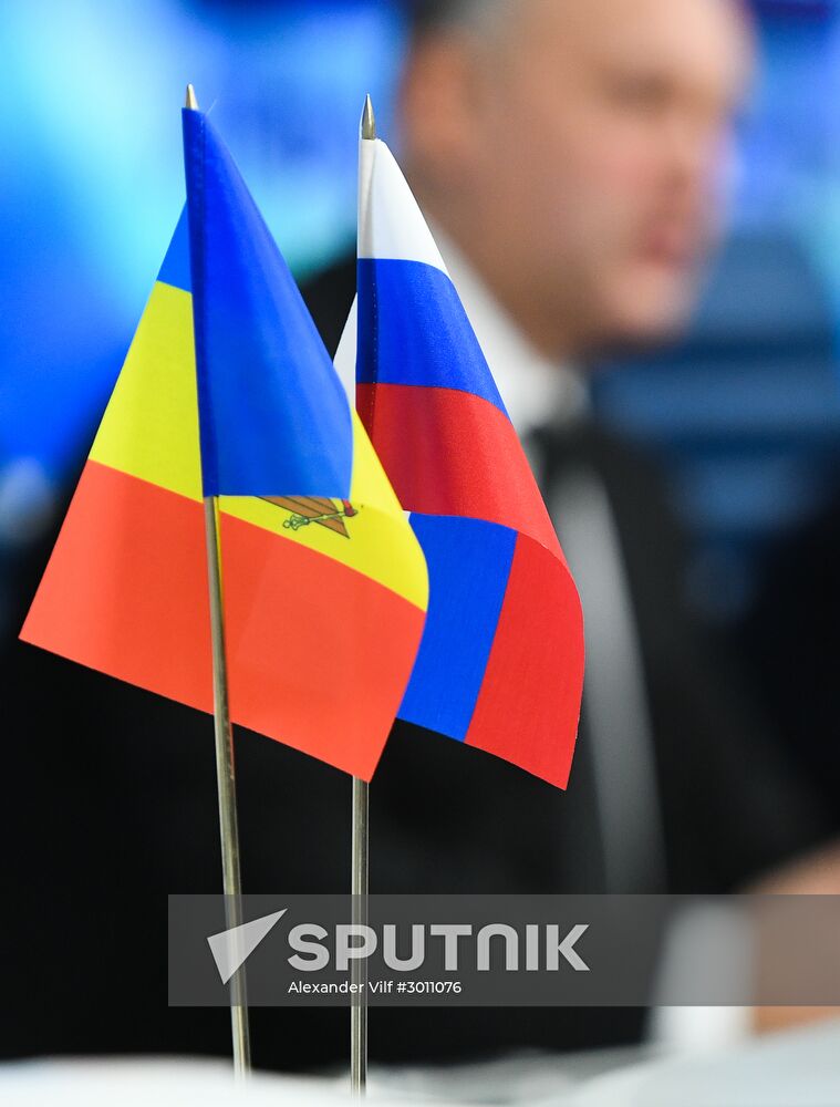 Press conference of President of Moldova Igor Dodon