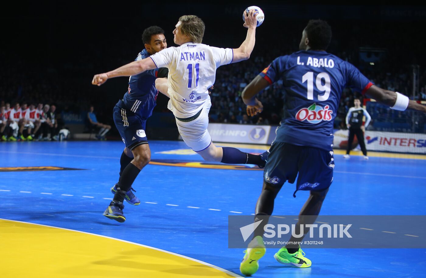 2017 World Men's Handball Championship. Russia vs. France