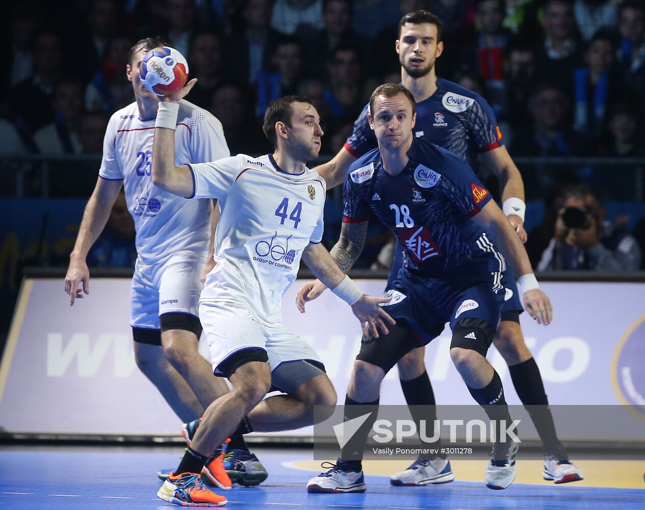 2017 World Men's Handball Championship. Russia vs. France