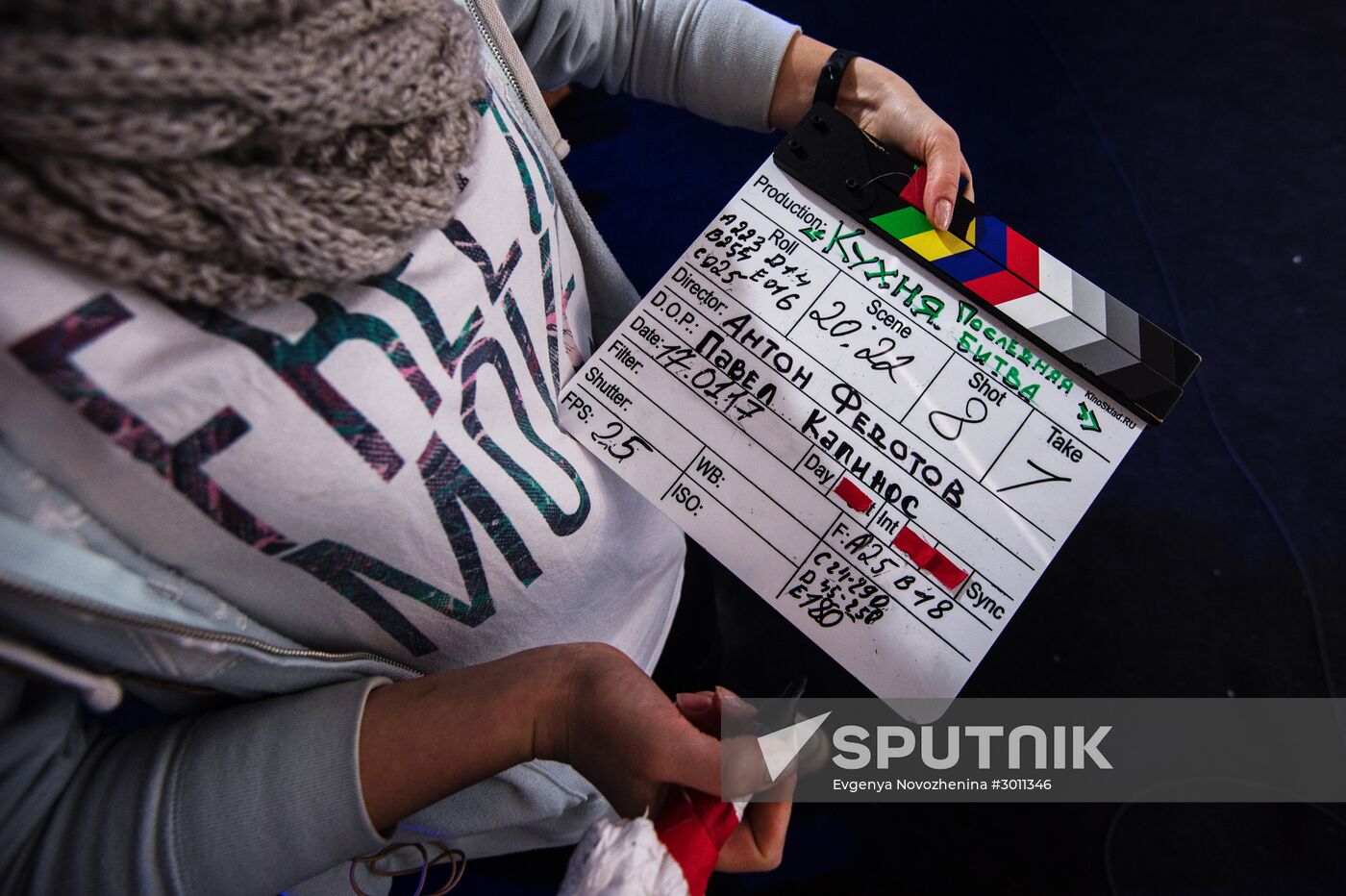 Filming "Kitchen: Last Battle"