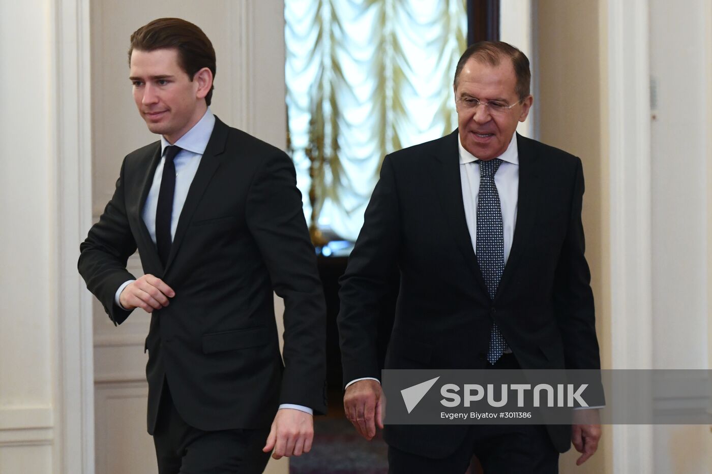 Meeting between foreign ministers of Russia and Austria