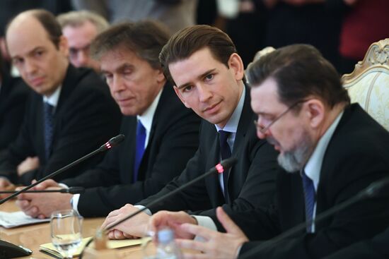 Meeting between foreign ministers of Russia and Austria
