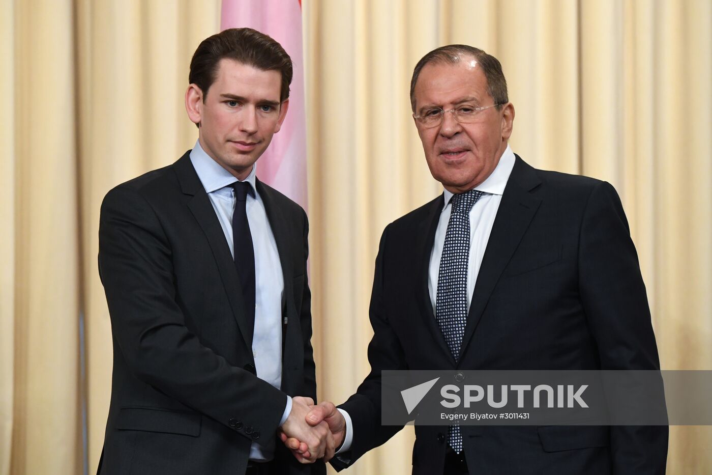 Meeting between foreign ministers of Russia and Austria