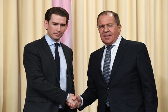 Meeting between foreign ministers of Russia and Austria
