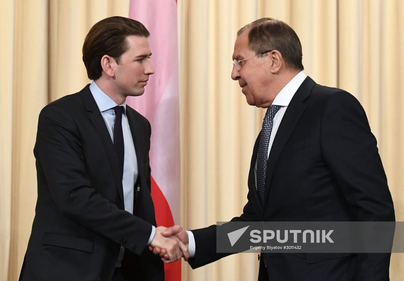 Meeting between foreign ministers of Russia and Austria