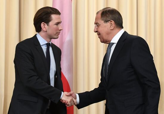 Meeting between foreign ministers of Russia and Austria