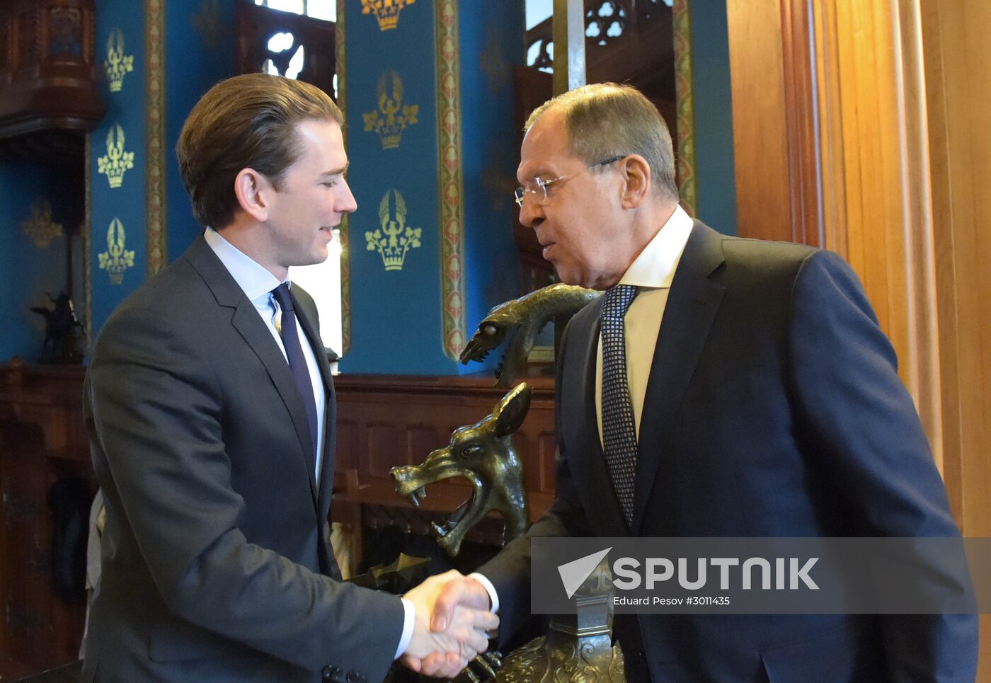 Meeting between foreign ministers of Russia and Austria