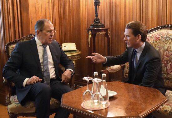 Meeting between foreign ministers of Russia and Austria