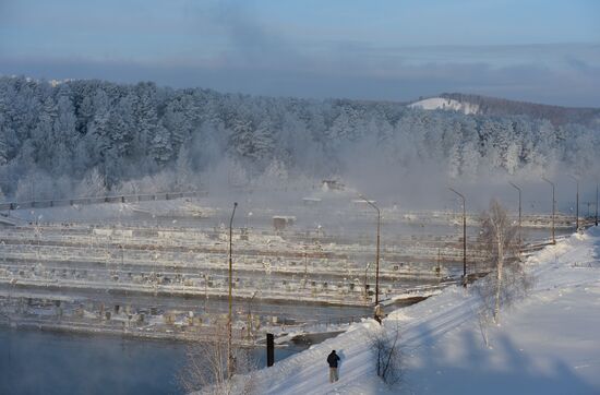 Fish farm in Krasnoyarsk Territory