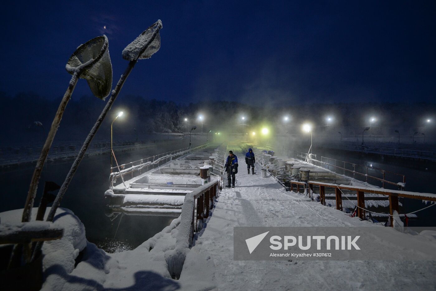 Fish farm in Krasnoyarsk Territory