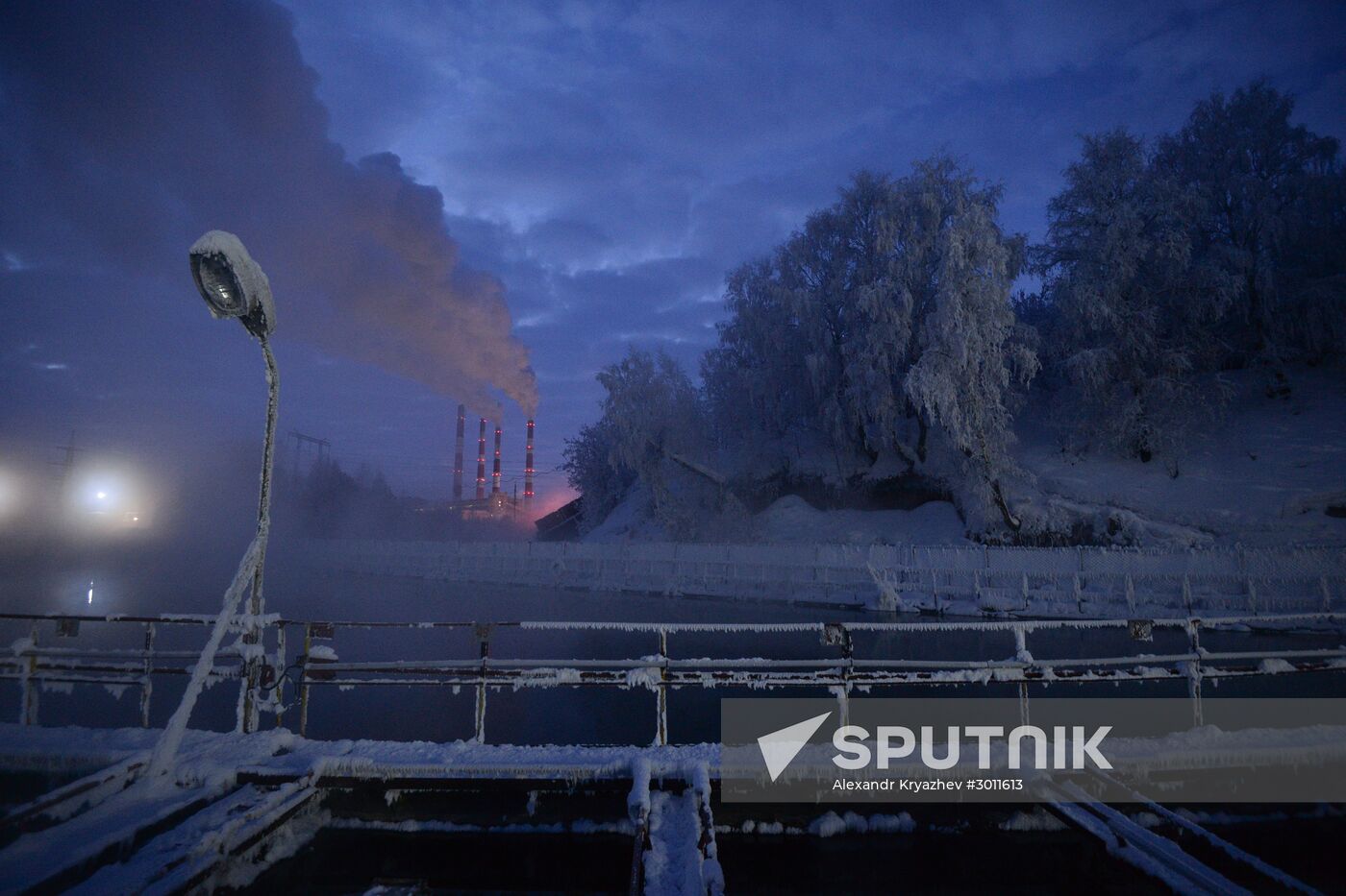 Fish farm in Krasnoyarsk Territory