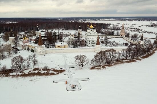 Epiphany celebrations at Joseph-Volokolamsk Monastery in Moscow Region
