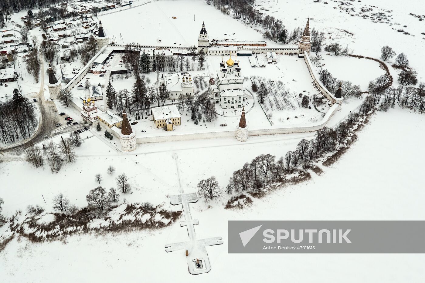 Epiphany celebrations at Joseph-Volokolamsk Monastery in Moscow Region