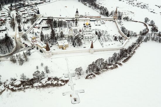 Epiphany celebrations at Joseph-Volokolamsk Monastery in Moscow Region