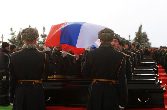 Farewell ceremony for Tu-154 crash victims