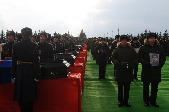 Farewell ceremony for Tu-154 crash victims