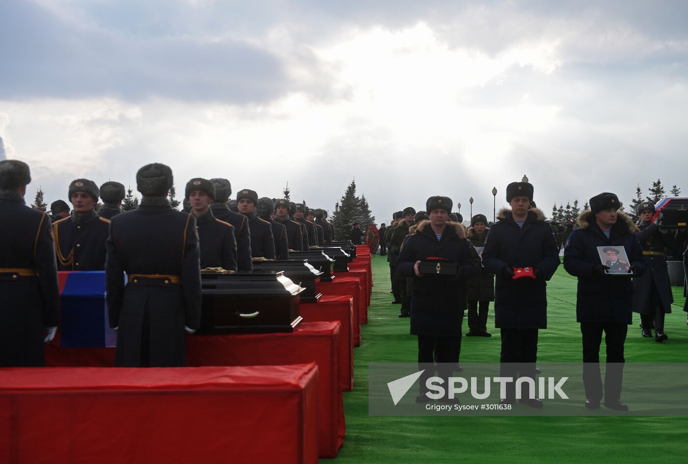 Farewell ceremony for Tu-154 crash victims