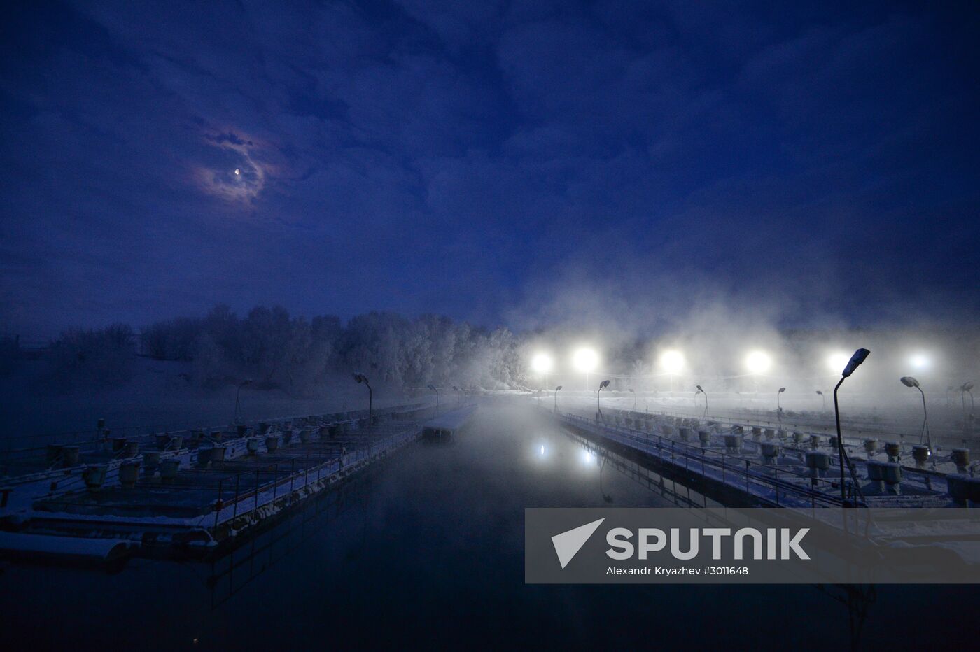 Fish farm in Krasnoyarsk Territory