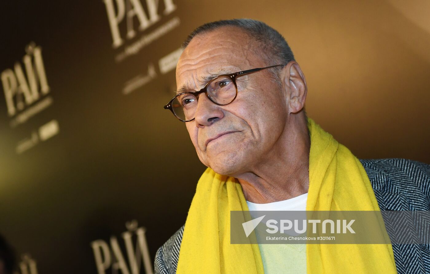 Moscow premiere of Andrei Konchalovsky's film Paradise